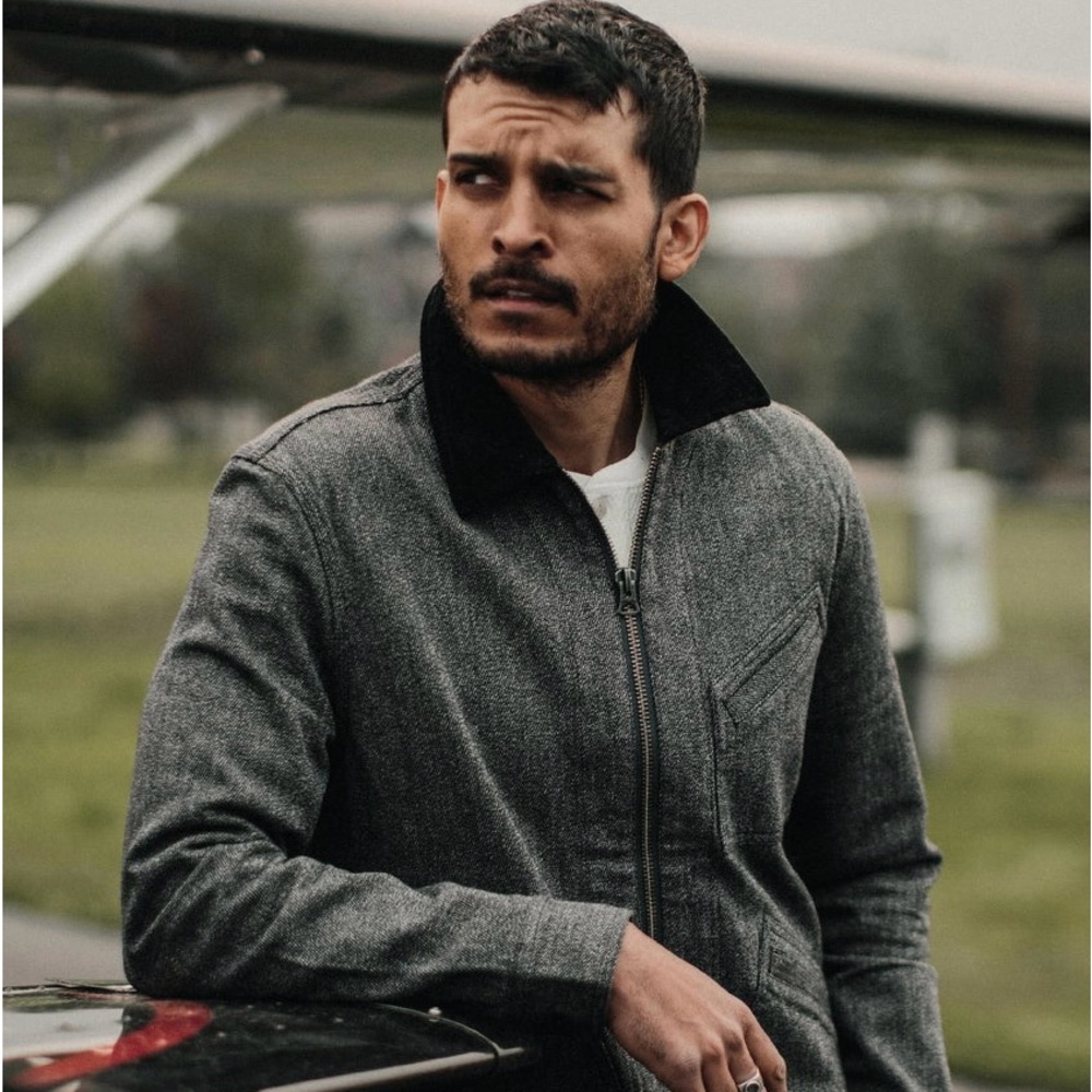 The Ignition Jacket in Indigo Salt and Pepper Taylor Stitch